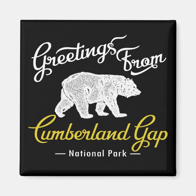 Cumberland Gap National Park Bear Magnet (Front)