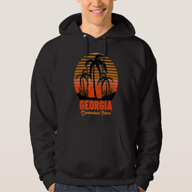 Cumberland Island Beach Georgia Hoodie (Front)