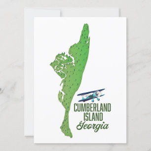 Cumberland island Georgia Map