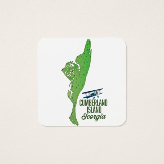 Cumberland island Georgia Map (Front)