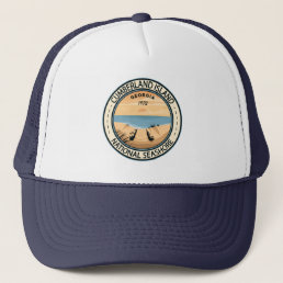 Cumberland Island National Seashore Georgia Badge Trucker Hat