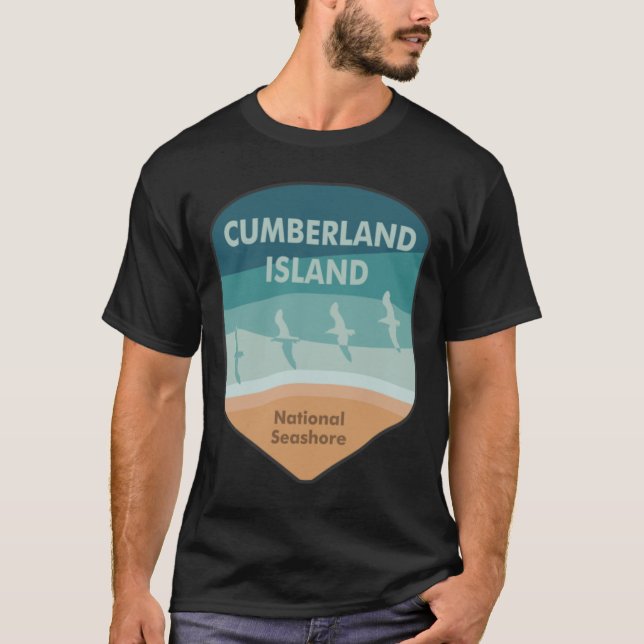 Cumberland Island National Seashore Georgia Seagul T-Shirt (Front)