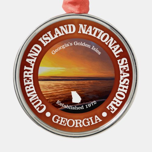 Cumberland Island National Seashore Metal Ornament