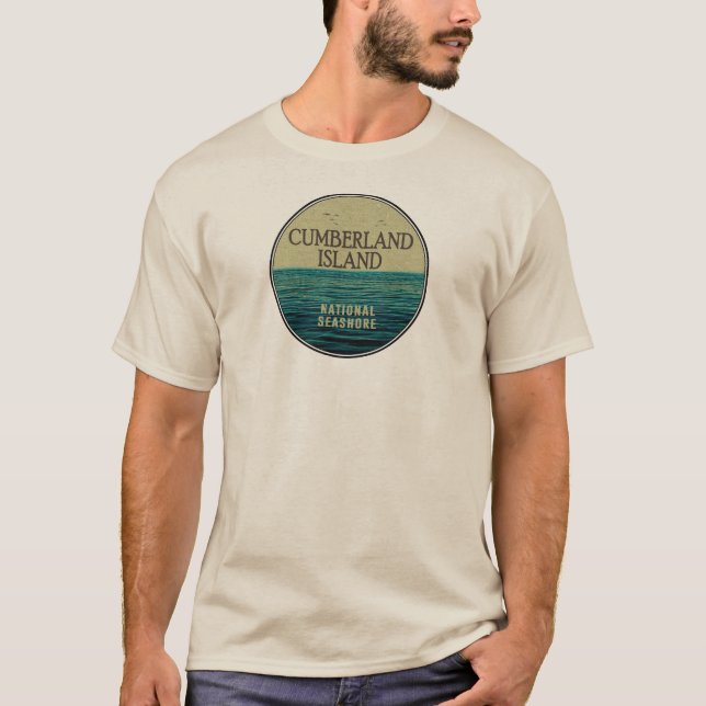 Cumberland Island National Seashore Ocean Birds T-Shirt (Front)