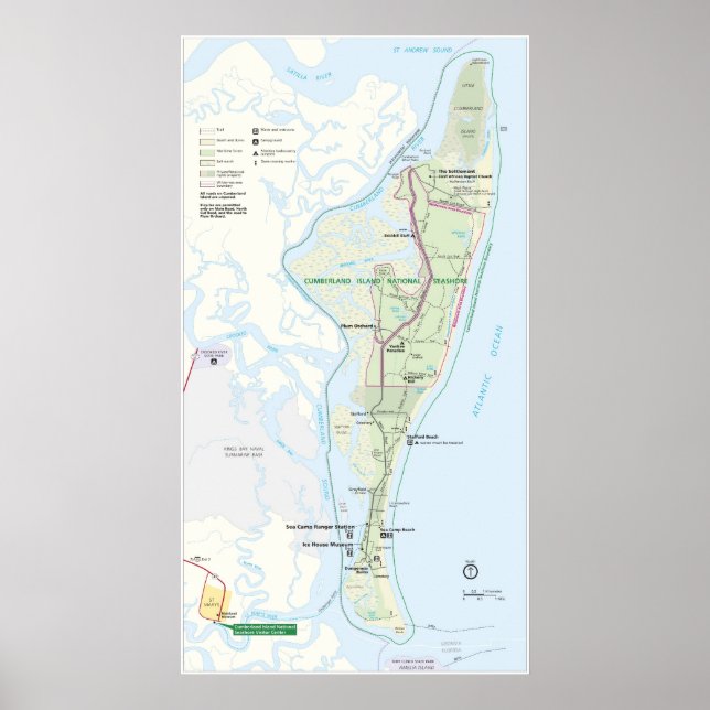 Cumberland Island National Seashore Poster (Front)