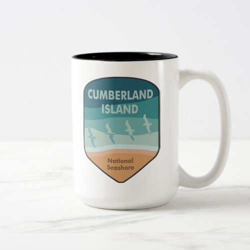 Cumberland Island National Seashore Seagulls Two_Tone Coffee Mug