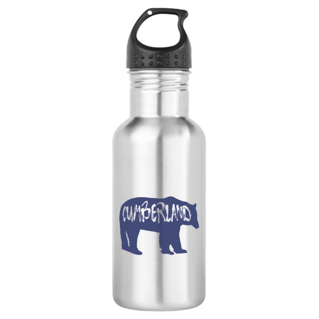 Cumberland Maryland Bear Stainless Steel Water Bottle (Front)