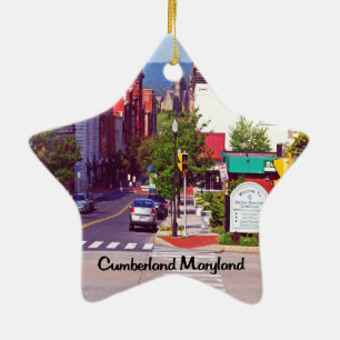 Cumberland Maryland Ceramic Ornament