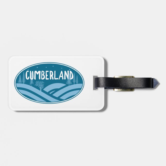 Cumberland Maryland Outdoors Luggage Tag (Back Horizontal)