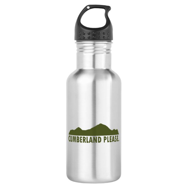 Cumberland Please Stainless Steel Water Bottle (Front)