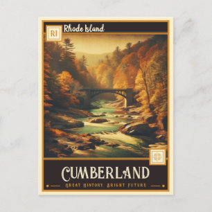 Cumberland, Rhode Island Vintage Postcard