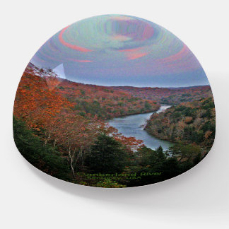 Cumberland River Kentucky USA Autumn Paperweight