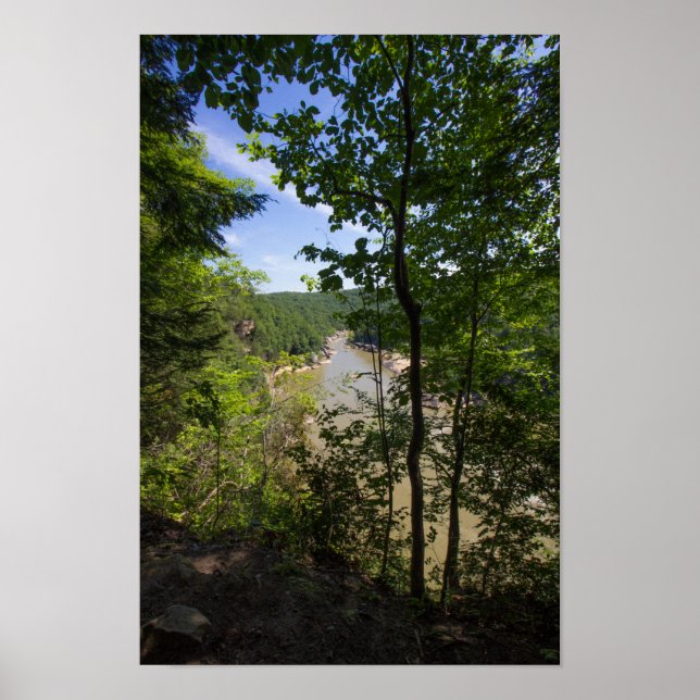 Cumberland River Overlook, Kentucky Poster (Front)