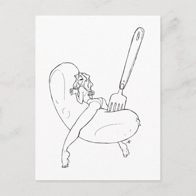 Cumberland Sausage Postcard (Front)