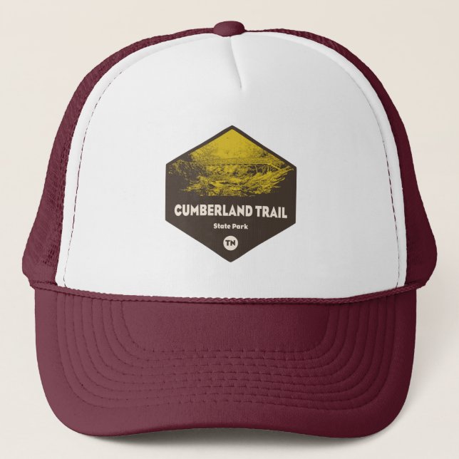 Cumberland Trail State Park Tennessee Trucker Hat (Front)