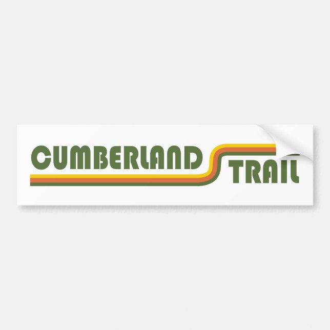 Cumberland Trail Tennessee Bumper Sticker (Front)