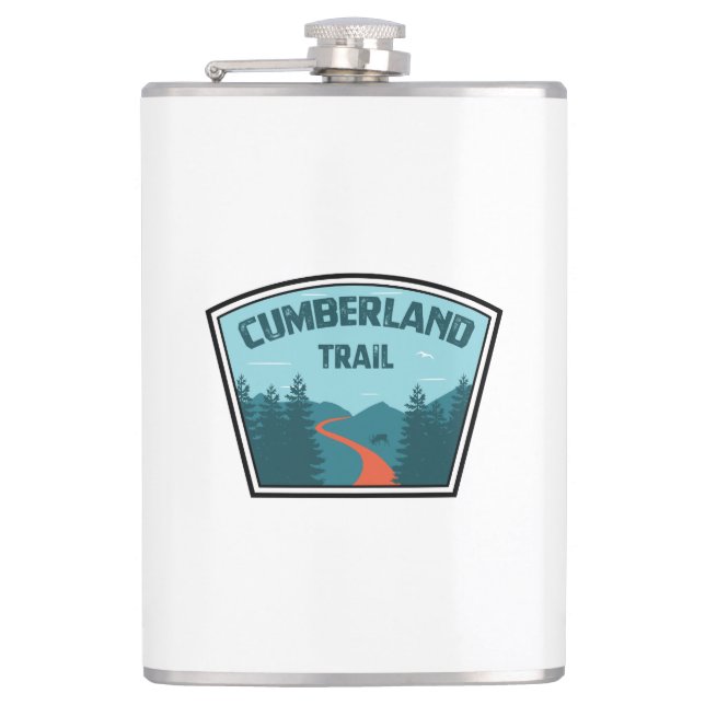 Cumberland Trail Tennessee Flask (Front)