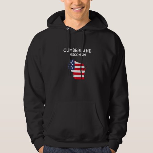 Cumberland Wisconsin USA State America Travel Wisc Hoodie