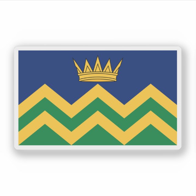 Cumbria flag (as of 2025) sticker (Front)