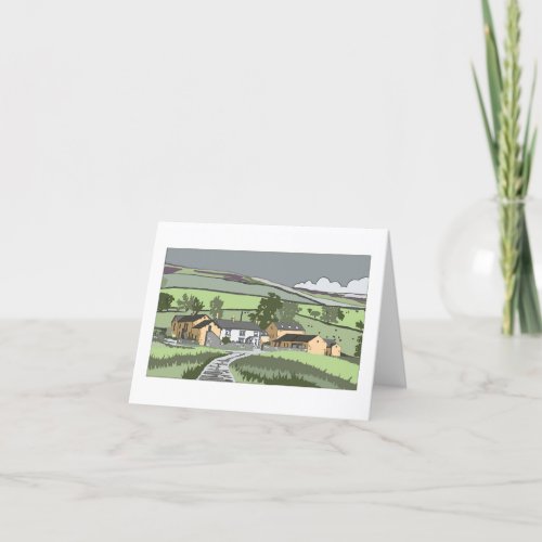 Cumbrian Farmhouse Note Card