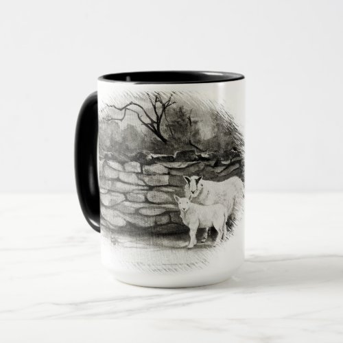 Cumbrian Sheep MugArt Mug