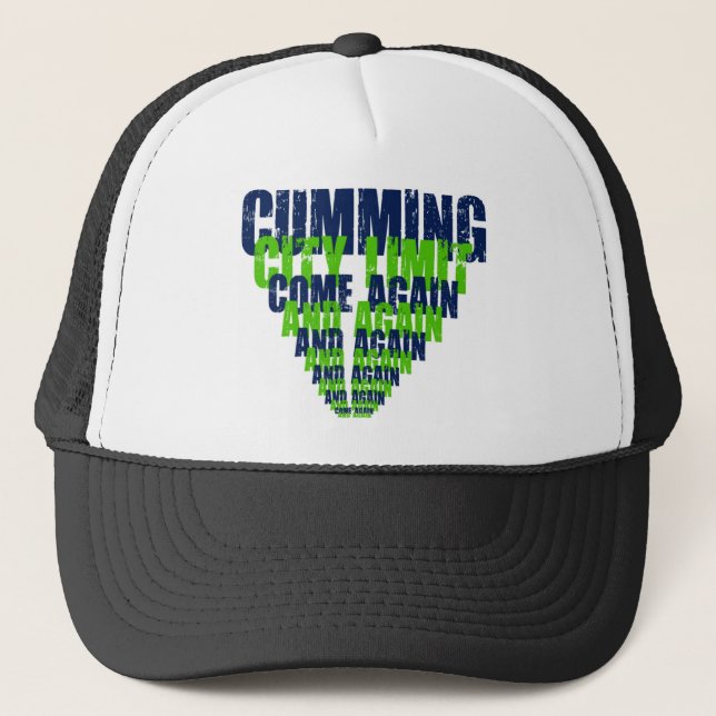 Cumming City Joke Trucker Hat (Front)