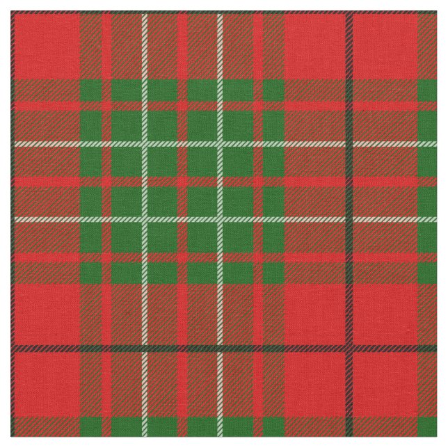 Cumming Scottish Clan Tartan Fabric (Close Up)