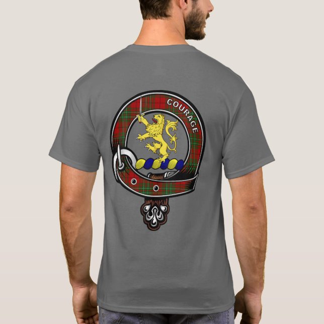 Cumming Tartan Clan Badge  T-Shirt (Back)