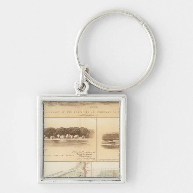 Cumming's Pt batteries and works Keychain (Front)