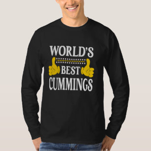 Cummings Surname Team Family Last Name World's Bes T-Shirt