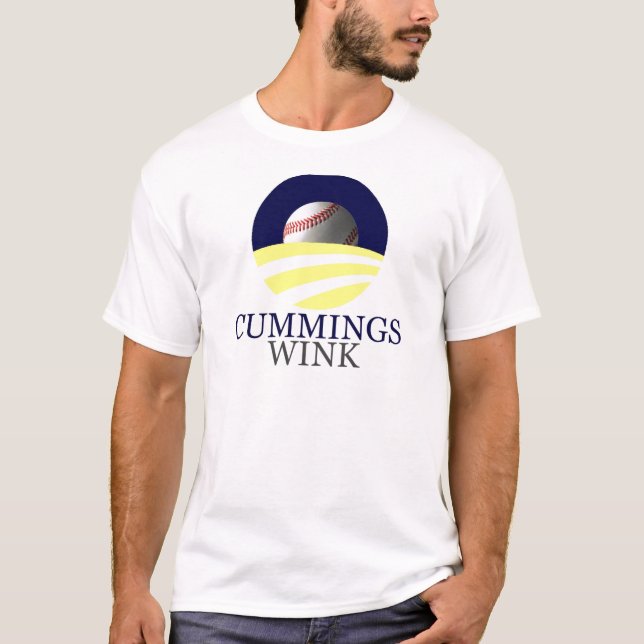 Cummings - Wink, "Change We Can Be... - Customized T-Shirt (Front)