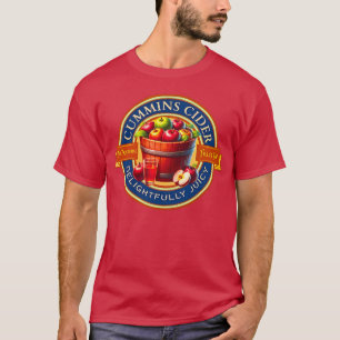 Cummins Cider Adult Humor Boozy Novelty - art T-Shirt