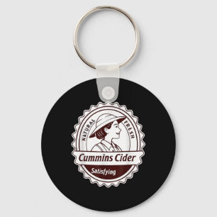 Cummins Cider Shirt - Funny Joke Novelty Gag Gift  Keychain
