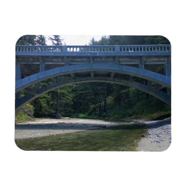 Cummins Creek at Neptune State Park, OR Magnet (Horizontal)