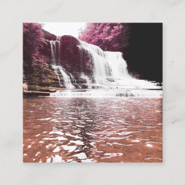 cummins falls square business card (Front)