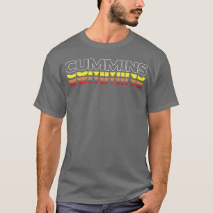 Cummins First Name Funny Vintage Sunset Cummins bo T-Shirt