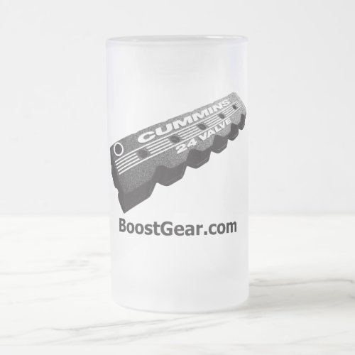 Cummins Turbo Diesel Beer Glass Frosted Glass Beer Mug