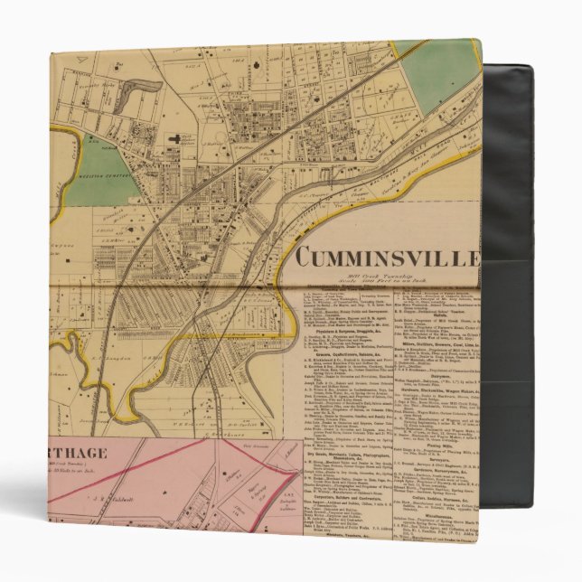 Cumminsville, Ohio Binder (Front/Inside)