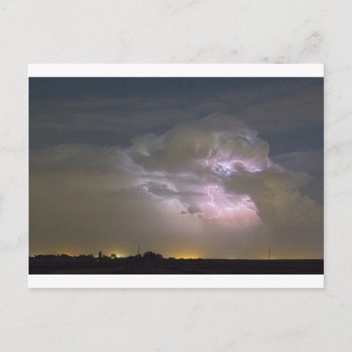 Cumulonimbus Cloud Explosion Postcard