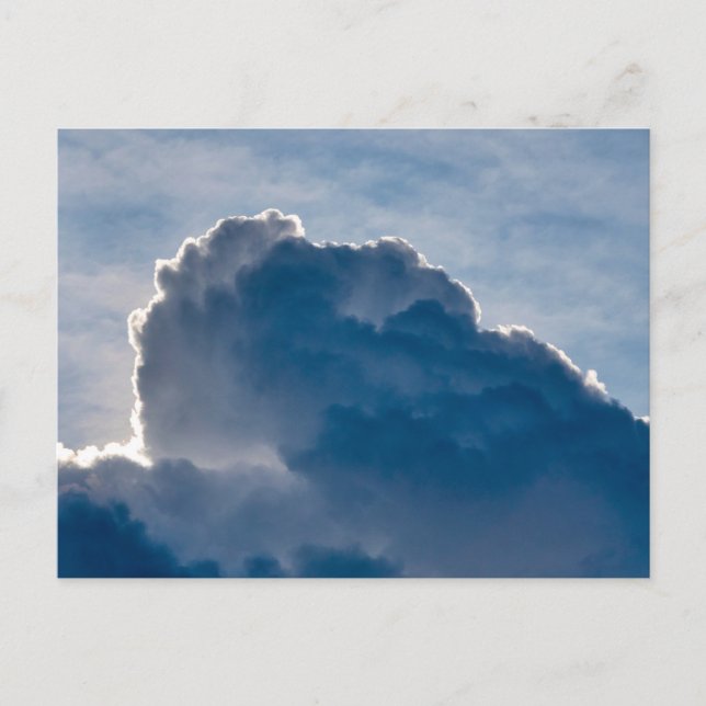 Cumulonimbus cloud postcard (Front)