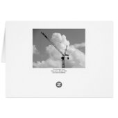 Cumulonimbus Crane - Black and White (Back Horizontal)