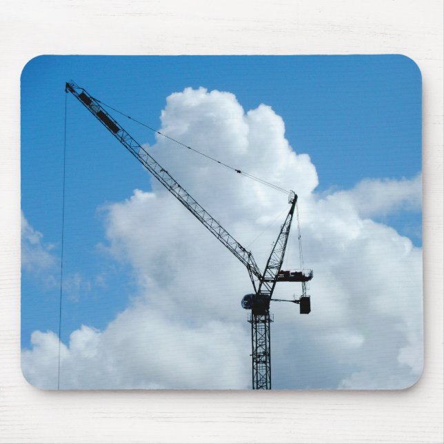 Cumulonimbus Crane Mouse Pad (Front)
