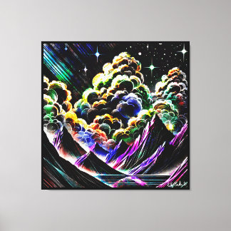 Cumulus Canyon Canvas Print