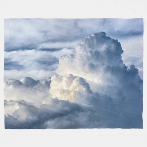 Cumulus Cloud Group Balloon Fleece Blanket