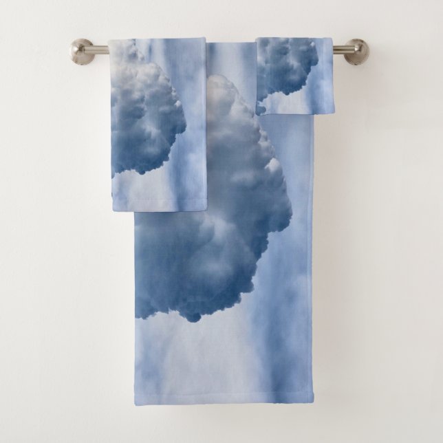 Cumulus Cloud Group Bath Towel Set (Insitu)