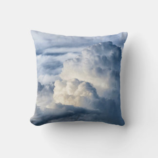 Cumulus Cloud Group Throw Pillow