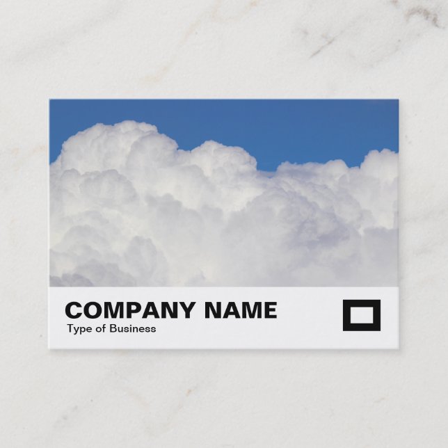 Cumulus Clouds Business Card (Front)