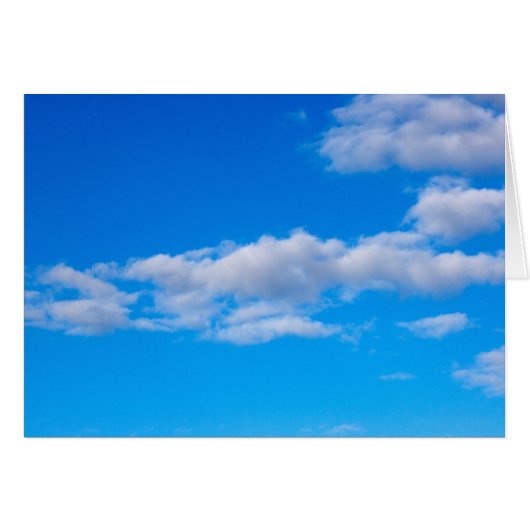 cumulus clouds over the western Antarctic Cards (Front Horizontal)