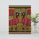 Cuna Indian Mola Duck Design (Standing Front)