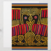 Cuna Indian Mola Duck Design (Front/Back)